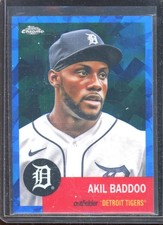 Akil Baddoo 2022 Topps Chrome Platinum Blue Atomic Refractor #228 (70/100)