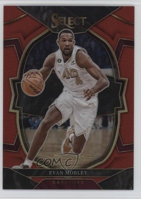 2022-23 Panini Select Concourse Red Prizm 57/199 Evan Mobley #44 1s2h