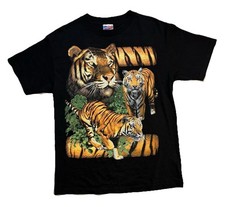 Vintsge 90s Tiger AOP Graphic Tee Shirt Men’s M Nature Murina USA Made