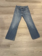 Vintage Levi  s 70  s orange tab SF207 Blue denim Talon 30x30 see description 