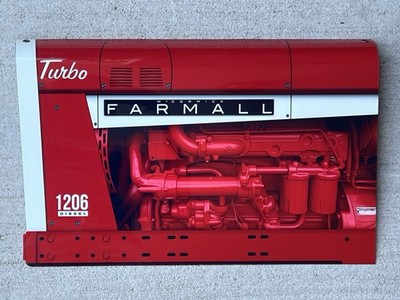 Wow!! Curved  International Farmall model 1206 Tractor Farm 3D Sign