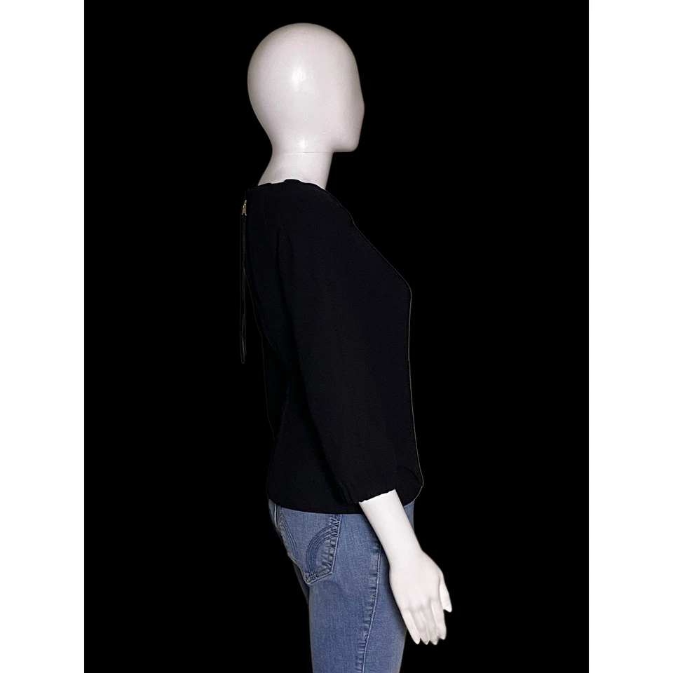 Top Louis Vuitton 2006 vintage de lana y seda negro de Marc Jacob para mujer FR 34 Foto 4 de 4