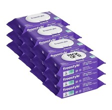 Baby Wipes Hypoallergenic Unscented Wet 72 Count Pack Freestyle Soft Jumbo Skin
