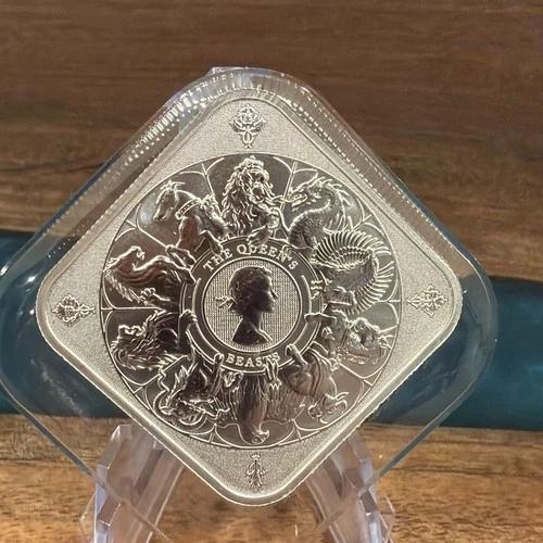 2025 Queen's Beast Completer 1 oz Silver Bullion Bar  Royal Mint UK SEALED