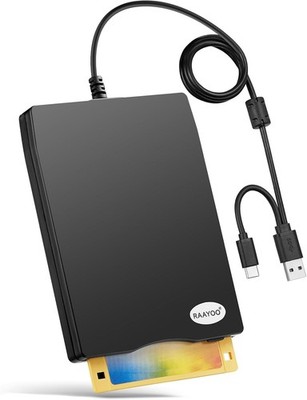 Floppy Disk Reader USB Type A/C Floppy Disk Drive/Player/Converter External 3.5 