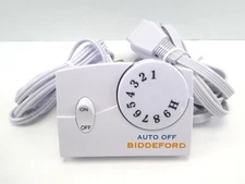 Biddeford TC11BA Electric Blanket 4 Prong Auto Off White Heat Controller