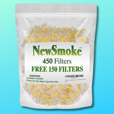 NIC-BLOCK Cigarette Filters Bulk Economy 450 Reusable FILTERS TIPS FREE CASE