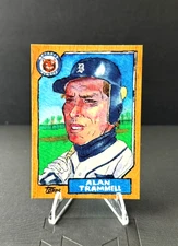 Alan Trammell 2025 Topps Shoebox Treasures #70 Paint Splatter Back /15 Tigers