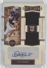 2022 Panini Legacy Futures Silver /249 Jalen Tolbert #FD-JT Dual Patch Auto 0ns7