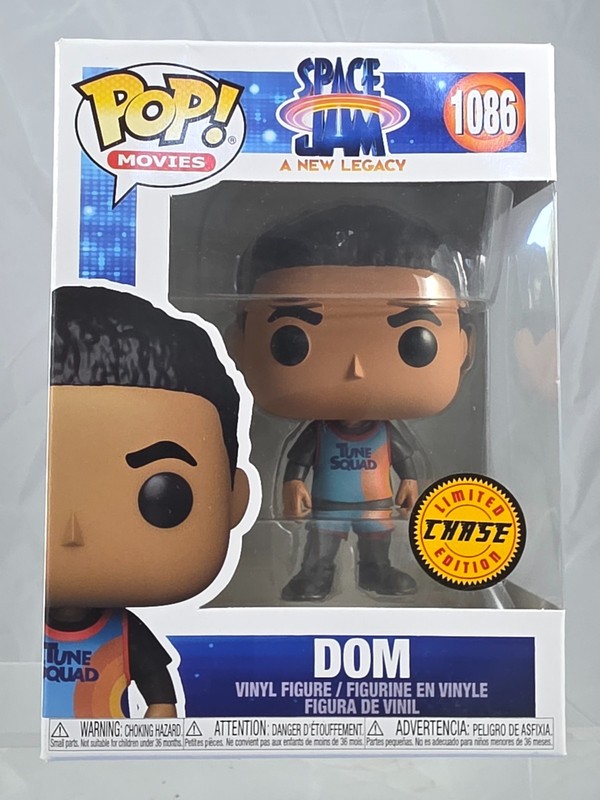 Funko Pop Movies SPACE JAM A New Legacy Dom CHASE #1086 W/Protector NEW VAULTED