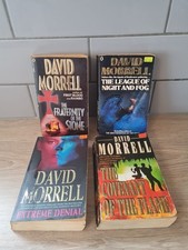David Morrell Novels X4 Paperback Thriller Bundle Inc Extreme Denial