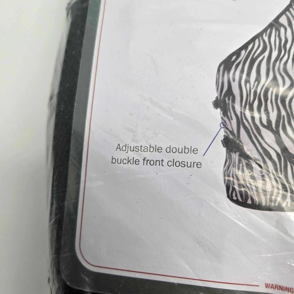 75 pulgadas BLANCO/NEGRO RESISTENTE1 MALLA CEBRA PESO LIGERO MOSCA PROTECTOR HOJA CABALLO Foto 3 de 4