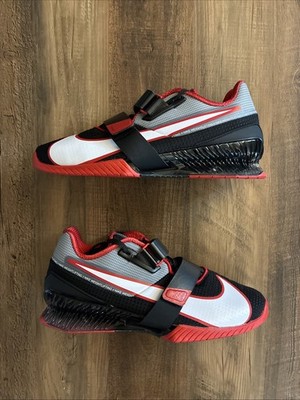Nike Romaleos 4 Weightlifting Shoes Men Size 10 Red White Black