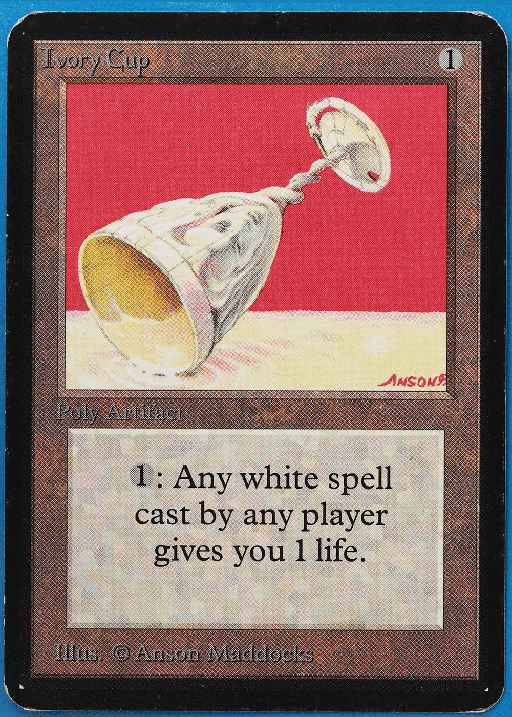 Ivory Cup Alpha PLD Artifact Uncommon MAGIC GATHERING CARD (ID# 505212) ABUGames
