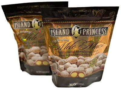 Island Princess - Mele Macs Toffee Coated Macadamia Nuts 2pk - 15oz ea.