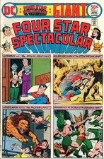 Four Star Spectacular #1 FN- 5.5 1976 Stock Image Low Grade