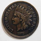 1872 Key Date Indian Head Cent XF Collector Coin