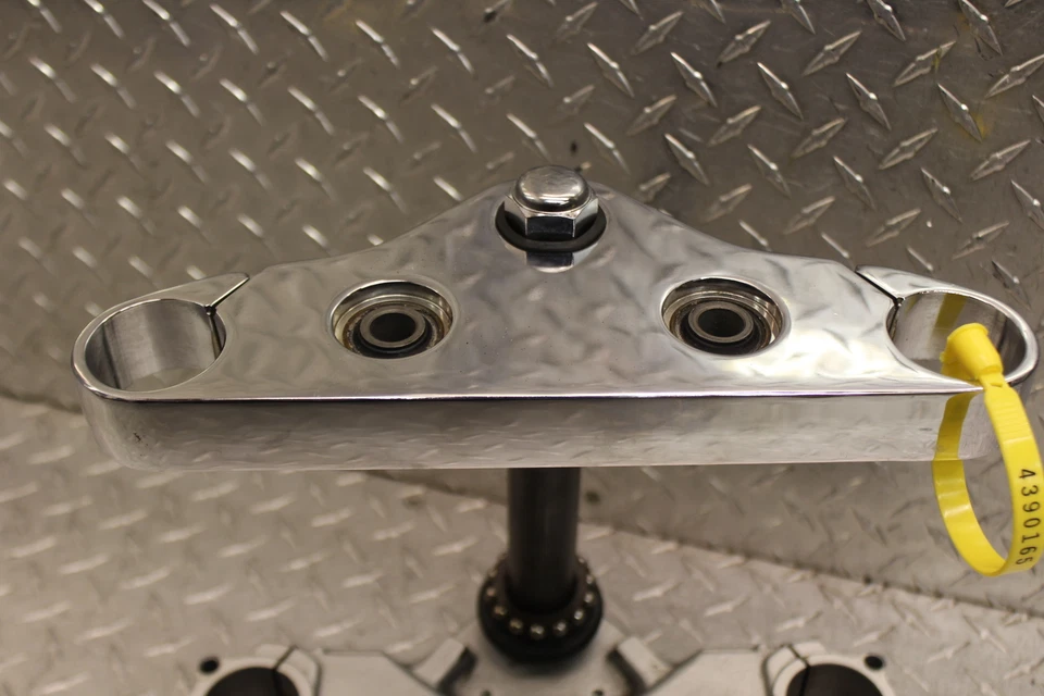 Yamaha V Star 1100 XVS1100 2007 horquillas delanteras personalizadas medianoche triple árbol vástago Foto 3 de 4