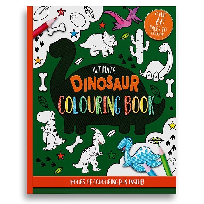 Childrens 60 Page Colouring Book - DINOSAUR
