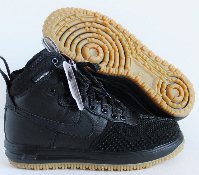 Nike Lunar Force 1 Duckboot Watershield Men Size 9 Black Silver 805899 003 for sale online | eBay
