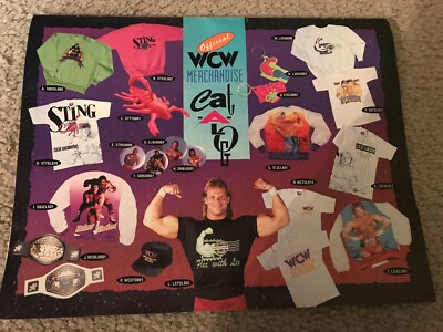 1992 WCW Merchandise Catalog TOYMAX WRESTLING CHAMP BUDDY GALOOB FIGURE STING