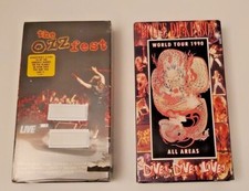 Bruce Dickinson Dine! Dive! Live! World Tour 1990 Iron Maiden The OZZFEST 96 VHS