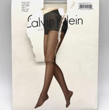 Calvin Klein Buff Active Sheer Control Top Pantyhose Sz B 904N Nylons