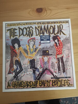 The Dogs D'Amour A Graveyard Of Empty Bottles 10'' LP NEW OLD STOCK NUMBERED