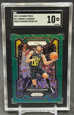 Jordan Clarkson SGC 10 2023-24 Panini Prizm Basketball 65 Green Shimmer Prizm /5