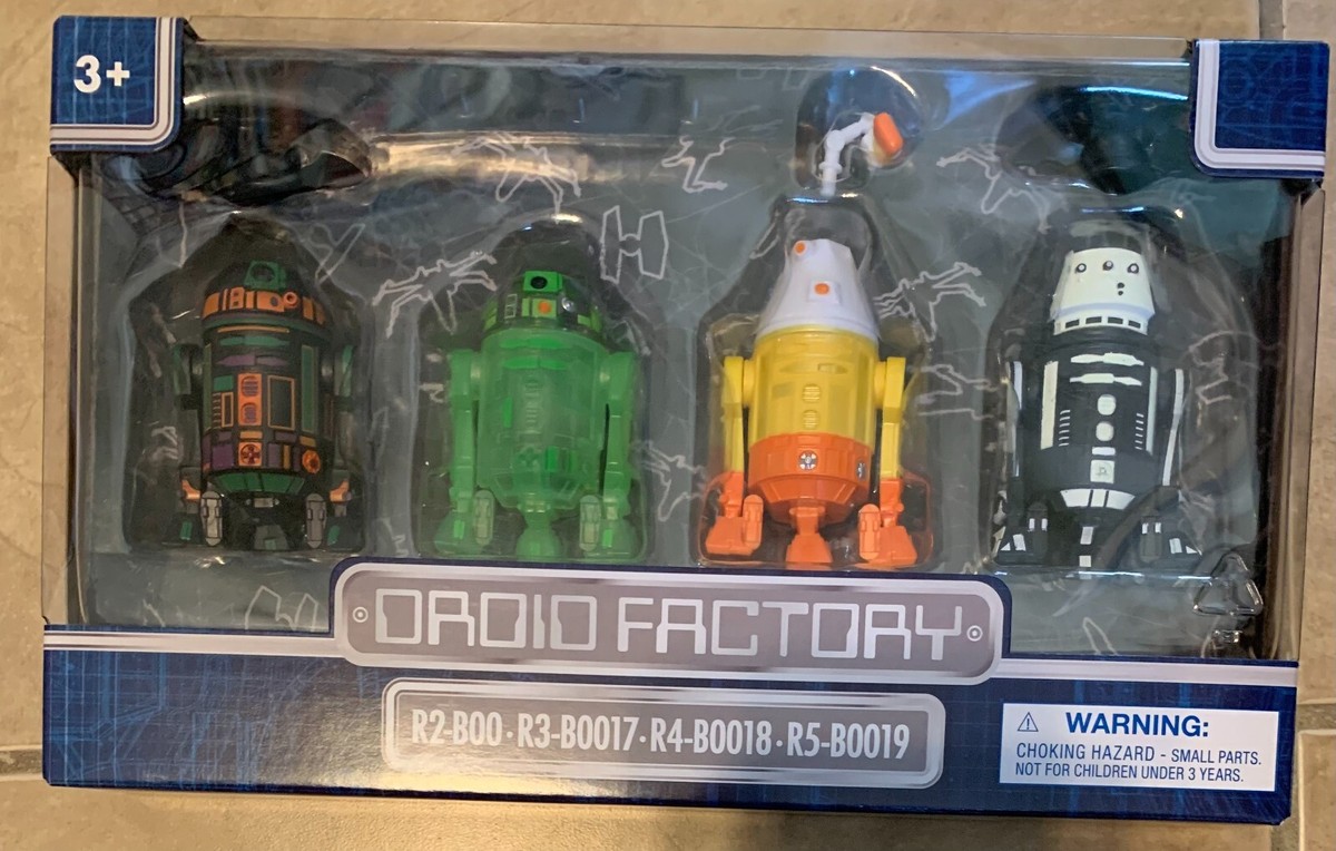 STARWARS Droid Factory フィギュアセット Star Wars Droid Factory set of 4 NEW Disney Park Exclusive