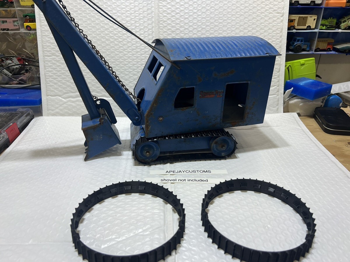 Structo Manufacturing ストラクト　ビンテージ　トラックトイ Vintage Structo Steam shovel , Drag line, Excavator (TRACKS ONLY
