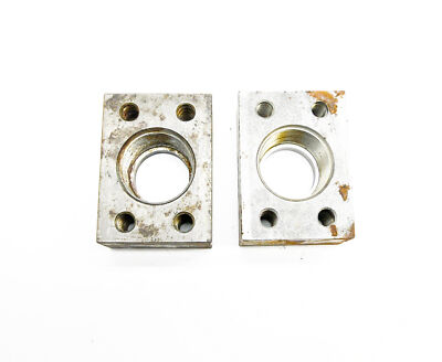 LOT OF 2 NEW MAIN MFG TCSAEP 12 20 THREADED IN-LINE FLANGE 1150-24-24