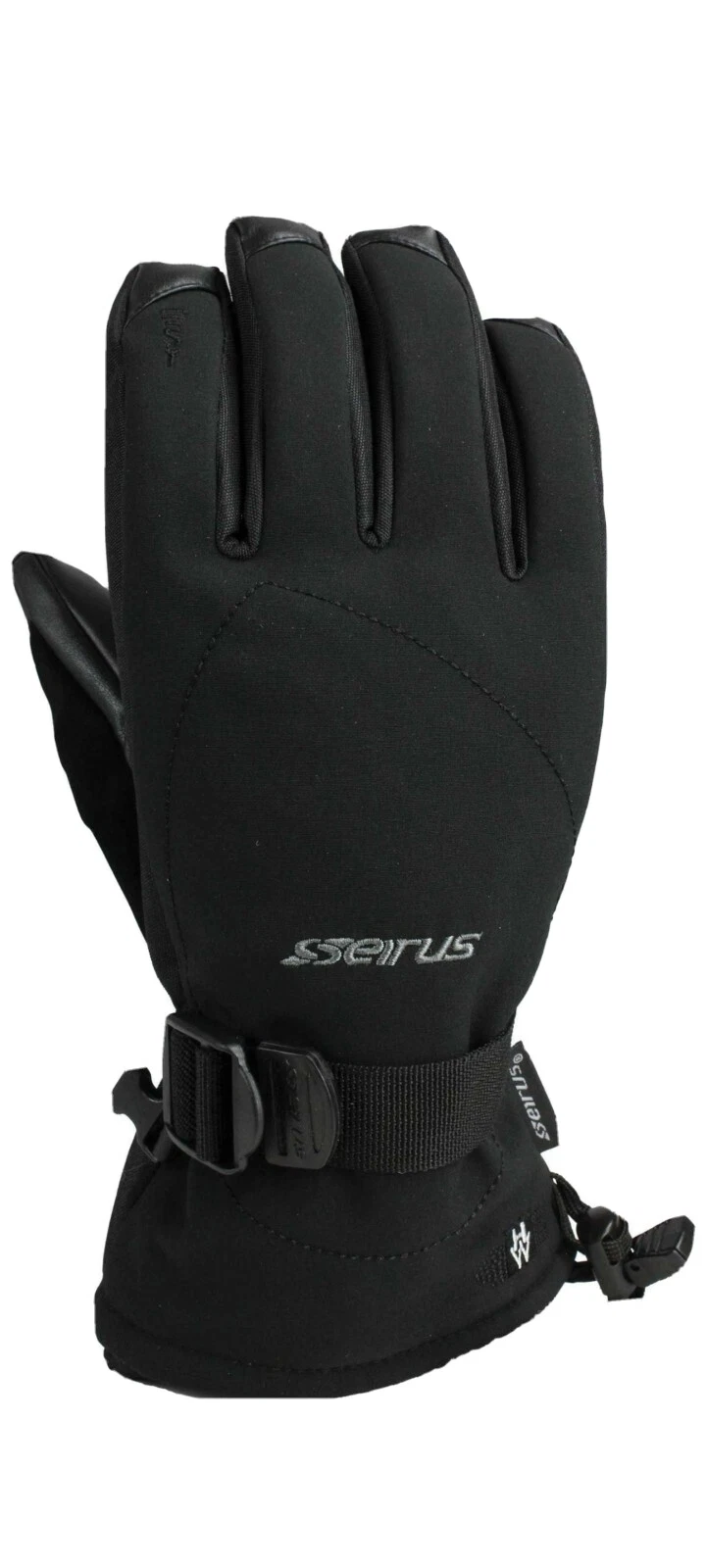 Seirus Heatwave Zenith MEN'S Insulated Gloves, Size M, Waterproof, Black