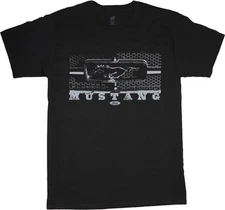 Ford Mustang Grill t-shirt for men mustang cobra racing tee shirt mens tshirt