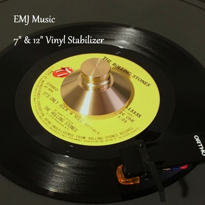 EMJ 7in & 12in Vinyl Stabilizer EES-1 Brass Machining Made in Japan New