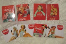 Brand New. 8 x Vintage Coca Cola Coke Fridge Magnets. 125th Year Anniversary.