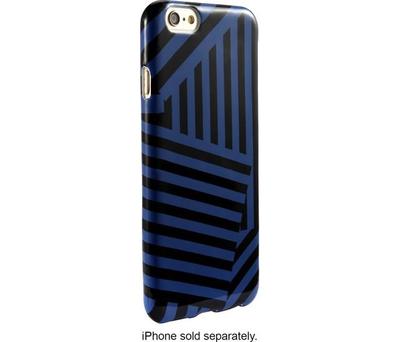 Insignia thin Soft Shell Case cover for iphone 6 6S 4.7 Optic Stripe  Blue/Black | eBay