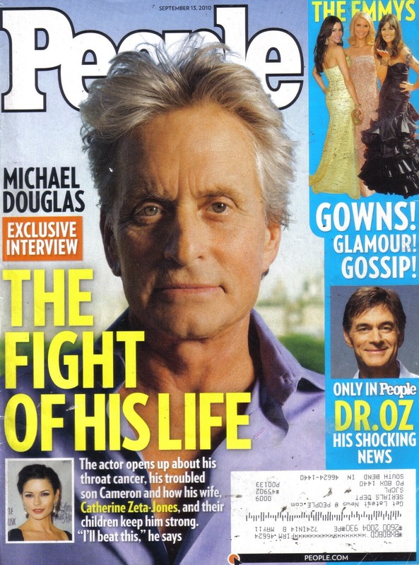 PEOPLE MAGAZINE 9-13-10 MICHAEL DOUGLAS, THE EMMYS, DR OZ