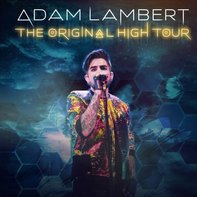 ADAM LAMBERT Metallic Bomber Jacket Costume used on the Original High Tour w/COA