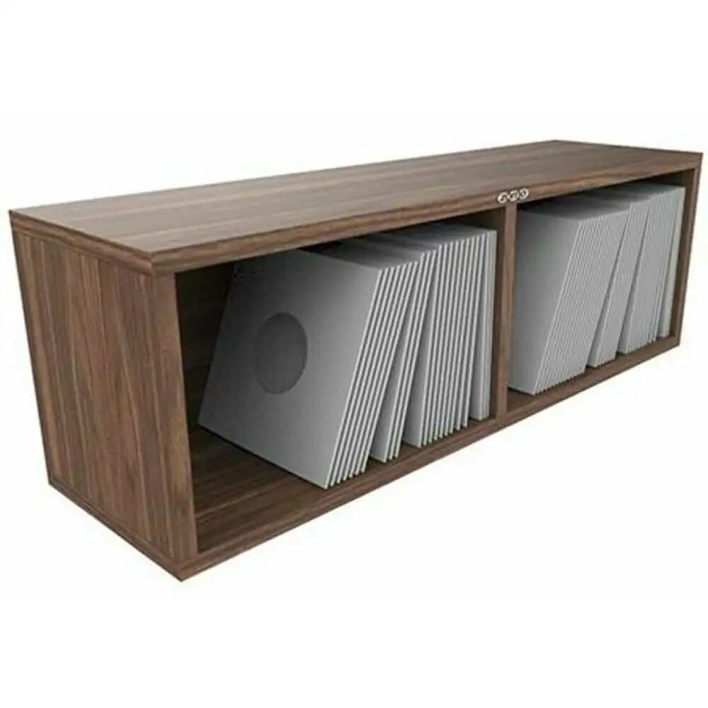 Zomo VS-Box 7/200 Walnut Box Legno per Dischi 45 Giri - Idea Regalo