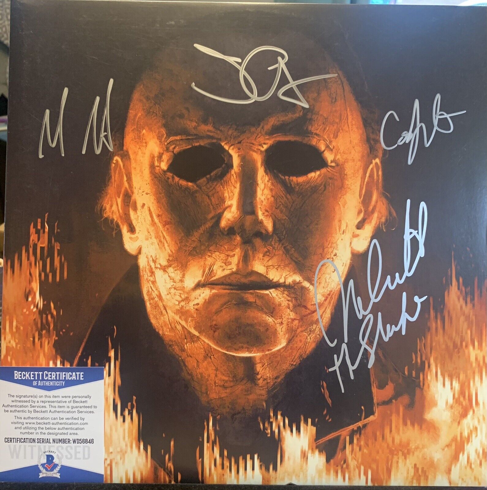 John Carpenter Signed Halloween Mondo Vinyl 40th Anniversary Autograph JSA  COA