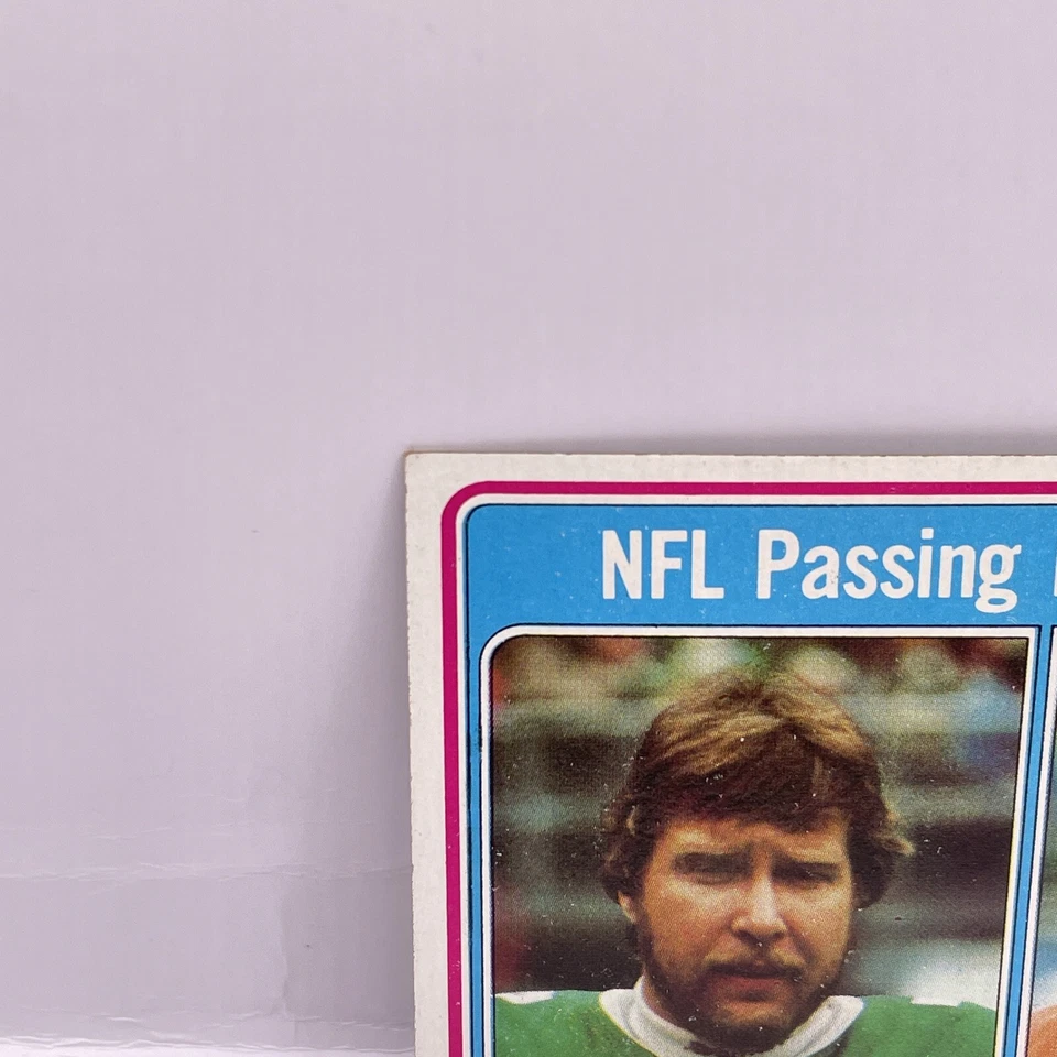 1981 Topps 1980 Passing Leaders - # 1 Ron Jaworski Eagles , Brian Sipe Browns - Image 2 of 4