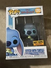 Funko Pop Disney Lilo Stitch Stitch with Turtle Exclusive Hot Topic #1353