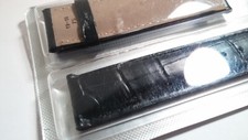 Genuine TISSOT BAND 19x18mm BLACK Alligator, T17.1.526