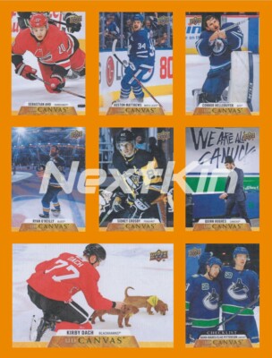2020-21 Upper Deck SERIES 1 Hockey CANVAS U Pick List FREE COMBINED SHIPPING