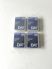 Lot of 4 NOS SONY Pro DAT Plus Tapes - PDP-125C / PDP-95C / PDP-35C - SEALED