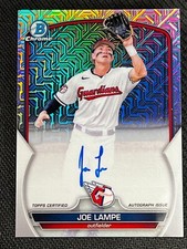 2023 Bowman Chrome MOJO REFRACTOR PROSPECT ROOKIE AUTO Joe Lampe # 1