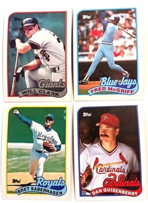 1989 Topps Baseball, #601-792, All-Star Glossy You Pick, COMPLETE YOUR SET!!