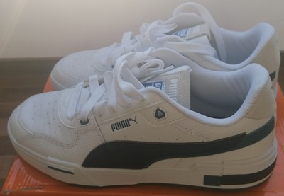 Puma Slipstream LO LUX Herren Sneaker Leder Weiß 390124-01 Sport Freizeit Schuhe