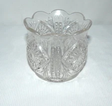 Clear  Glass Small 3x3" Tulip Shaped Candy Dish